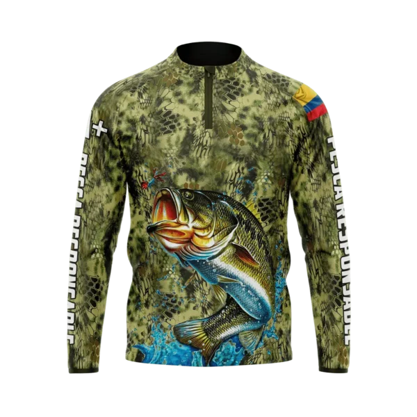 Buzo pesca verde 1