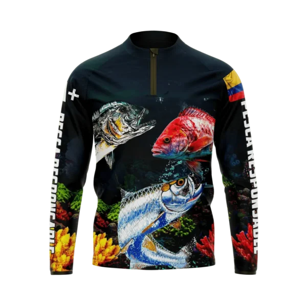 Buzo pesca negro